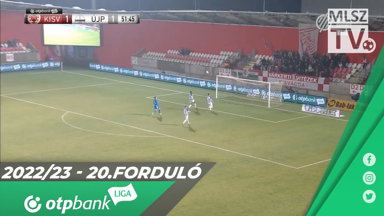 Kisvárda Master Good – Újpest FC | 2-1 | (1-0) | OTP Bank Liga | 20. forduló | MLSZTV