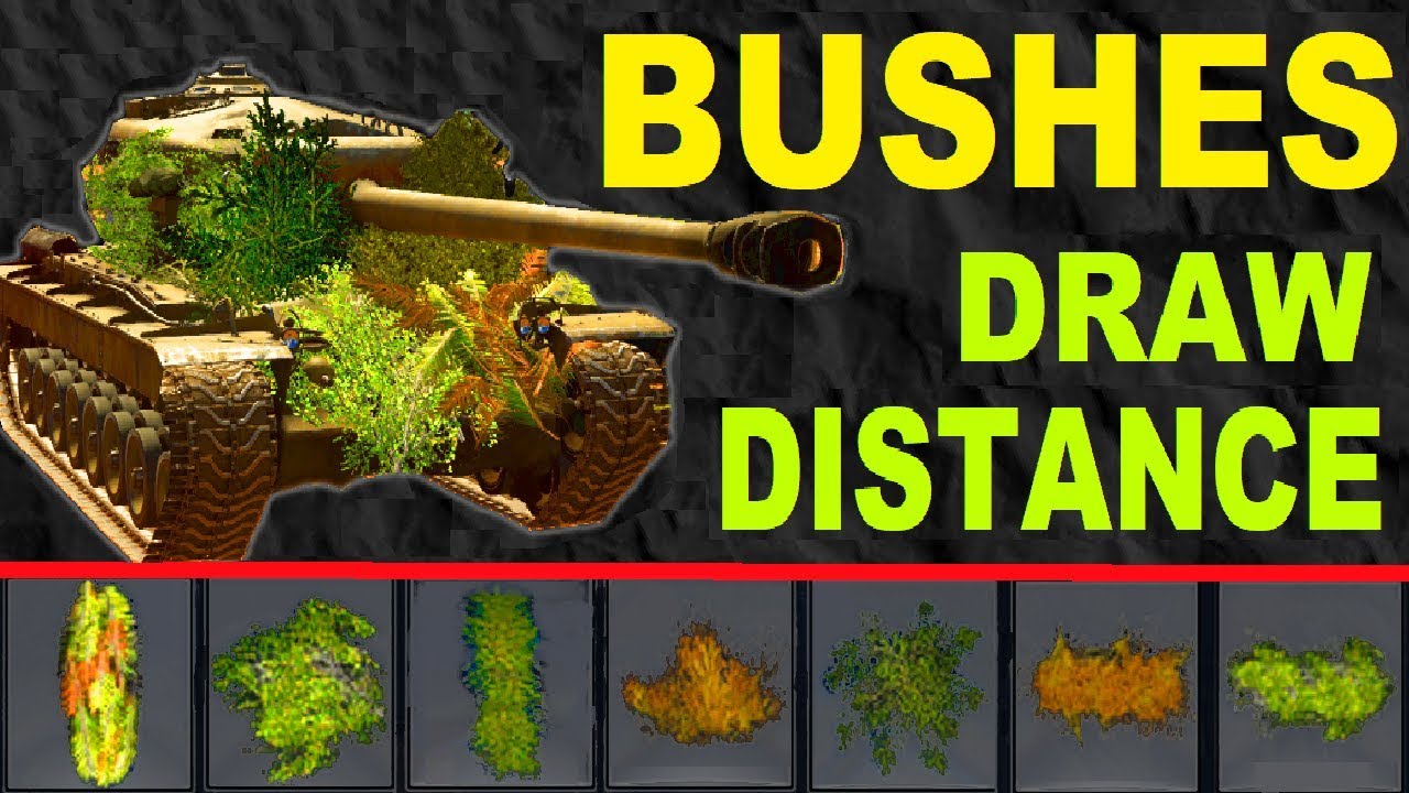 🔧 Camouflage Guide in War Thunder [ Bushes visibility mechanics explained]