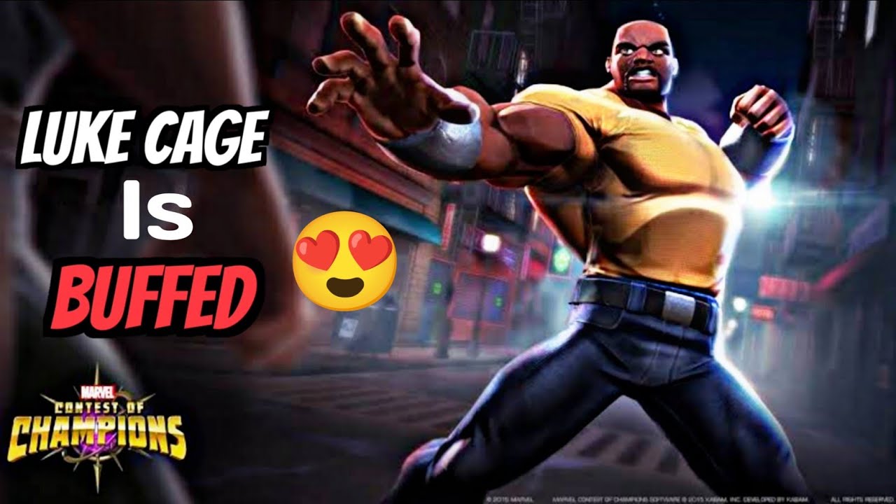 Luke Cage got the solid buff |Damage Testing| - Marvel Contest of Champions
