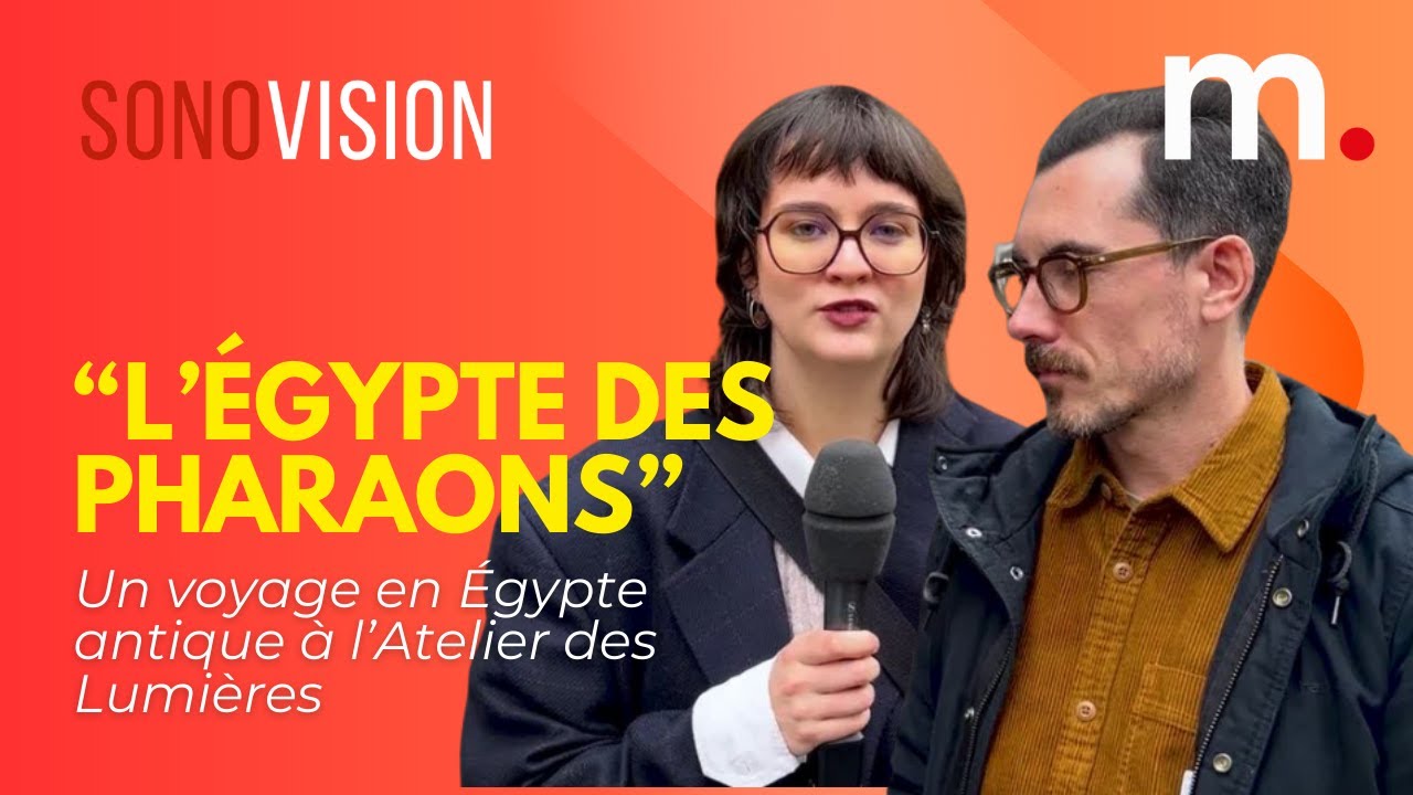 “L’Égypte des Pharaons” : Un voyage en Égypte antique à l’Atelier des Lumières