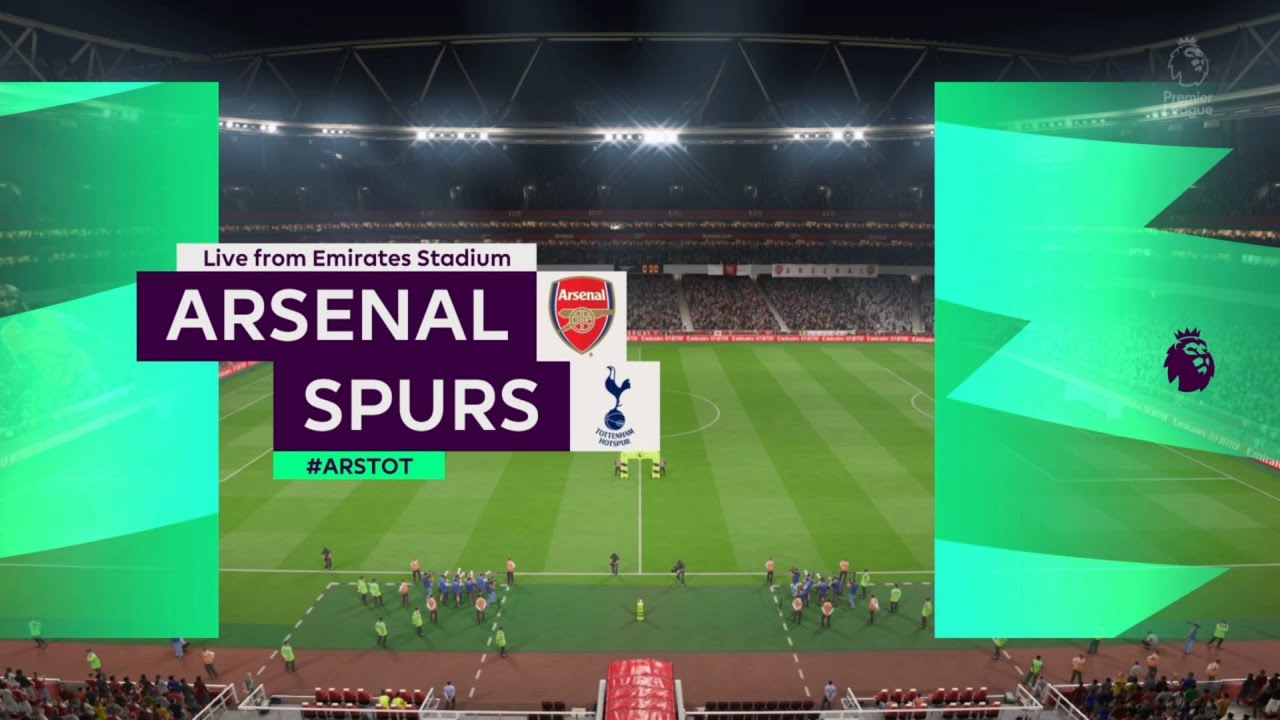 ARSENAL vs. TOTTENHAM HOTSPUR - NORTH LONDON DERBY - PREMIER LEAGUE - FIFA 20 (FULL GAMEPLAY)