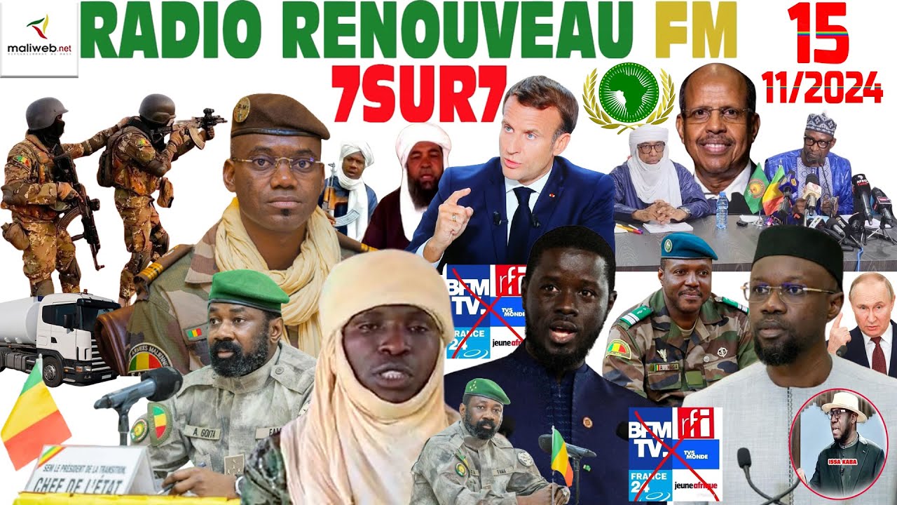 Emission 7SUR7 de la Radio Renouveau FM du 15 Novembre 2025