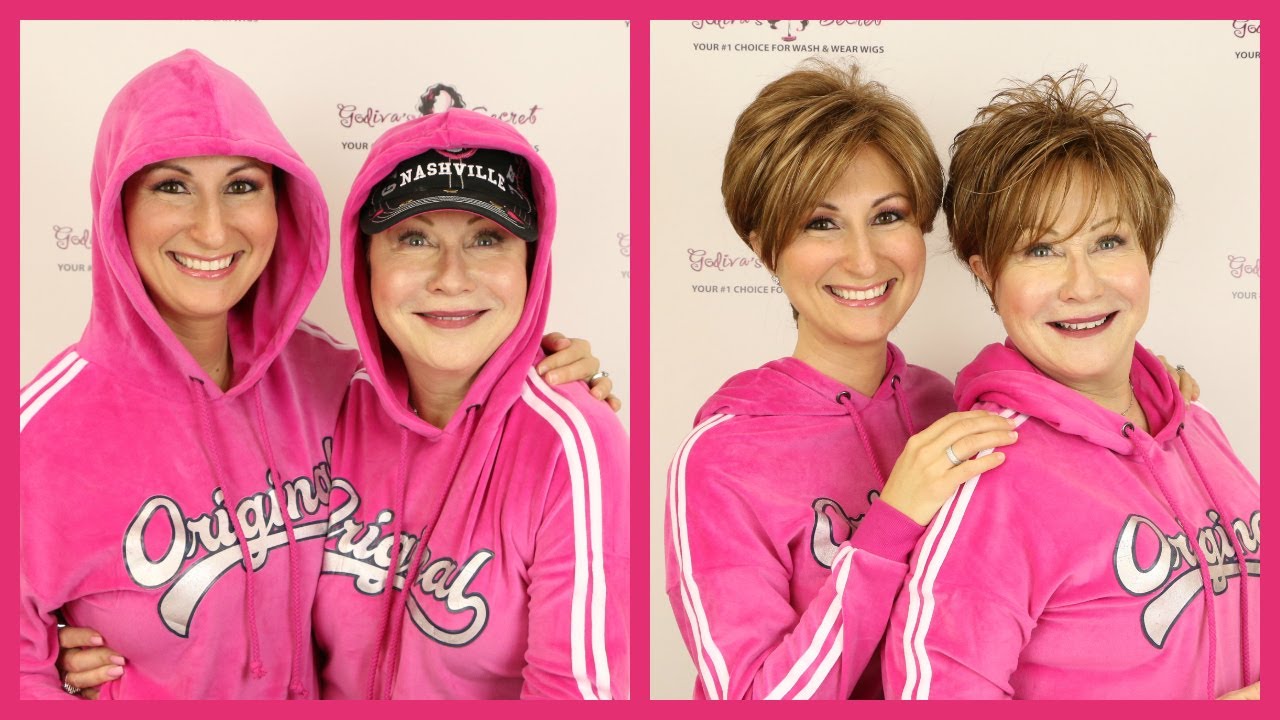 Ro and Dani Wear and Style the Same Short Hair Wig (Official Godiva's Secret Wigs Video)