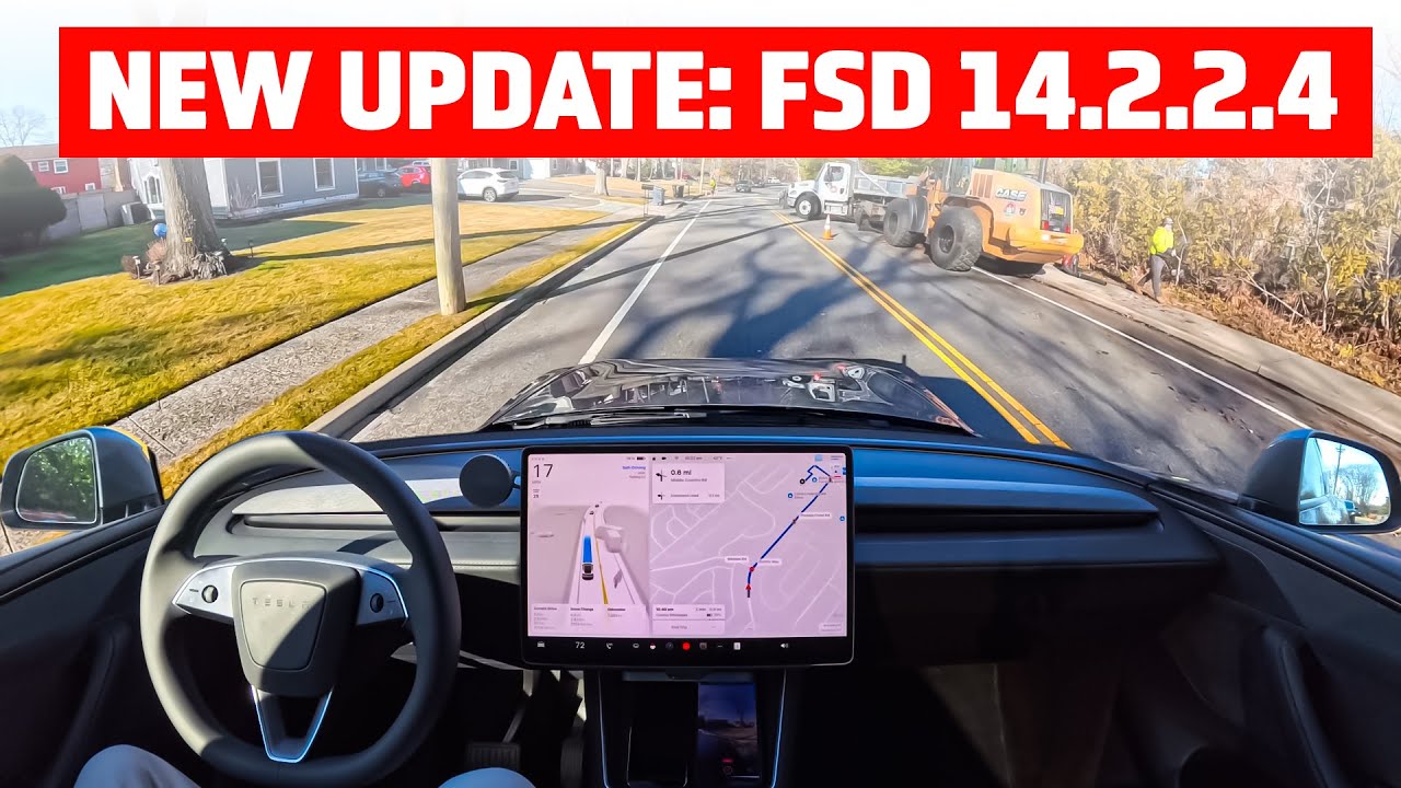 Обновление Tesla FSD 14.2.2.4 &mdash; стало ли это обновление лучше?