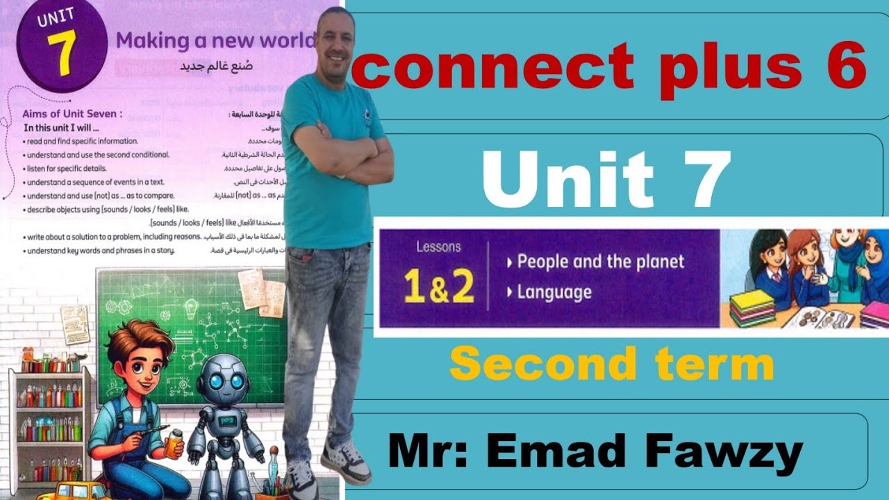 Connect plus 6 unit 7 lesson 1 and 2  الدرس الاول والثاني الوحده السابعه بلس الصف السادس 