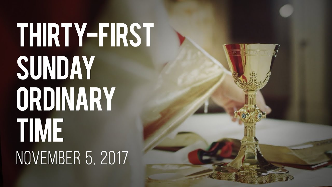 Weekend Reflection - November 5, 2017