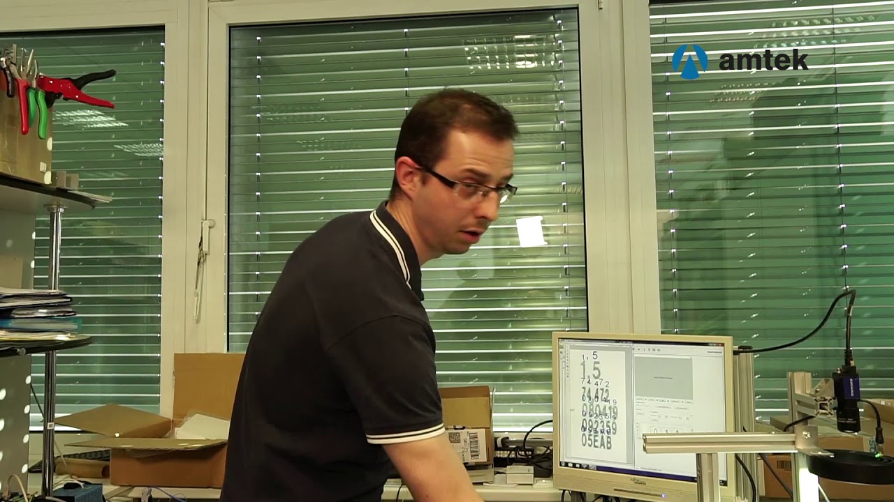AMTEK Kamerová kontrola laserového značení