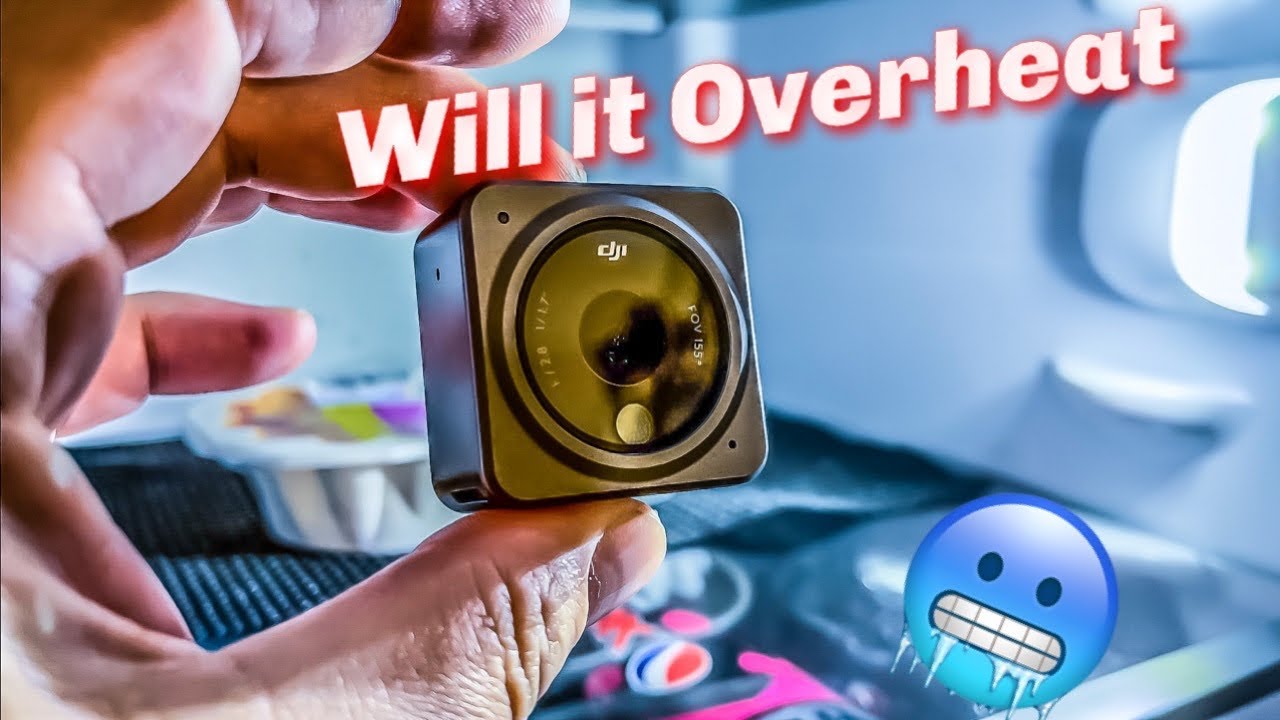Will it Overheat??? DJI Action 2 in a Fridge 🥶🥶🥵🥵4K 60FPS