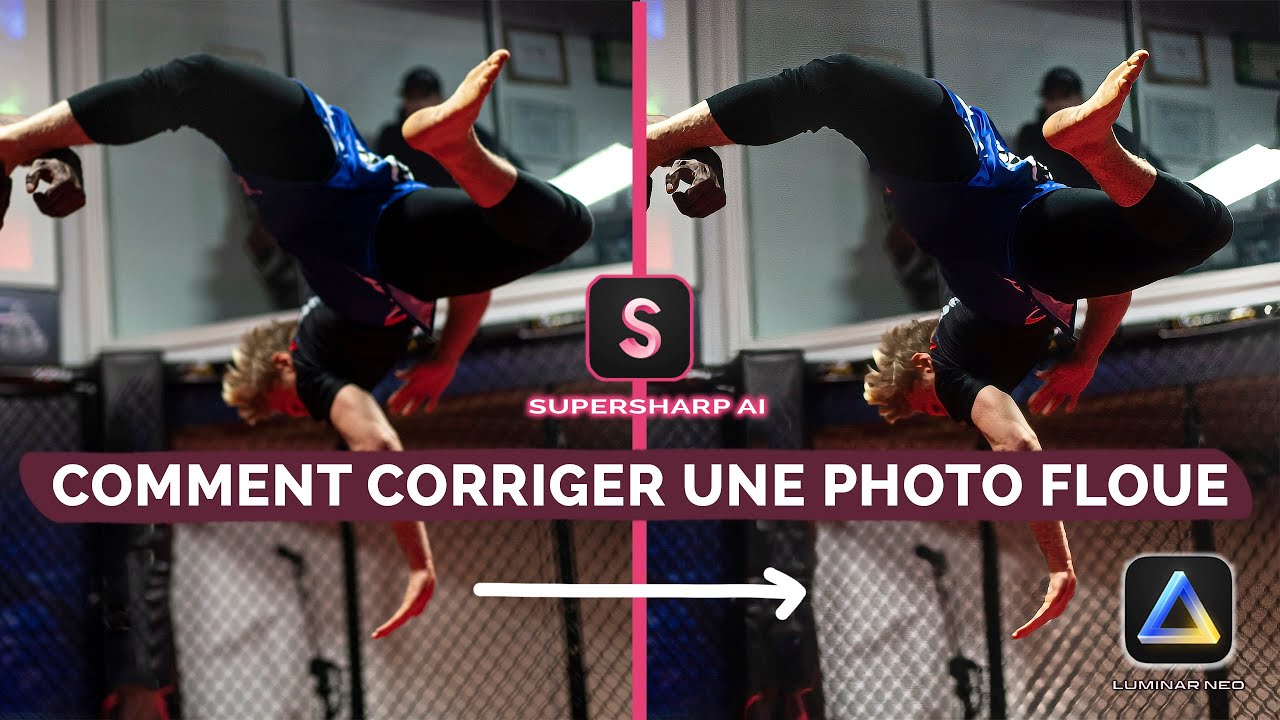 Corriger les photos floues avec l'extension SUPER NETTETÉ AI (SUPERSHARP AI) de Luminar Neo