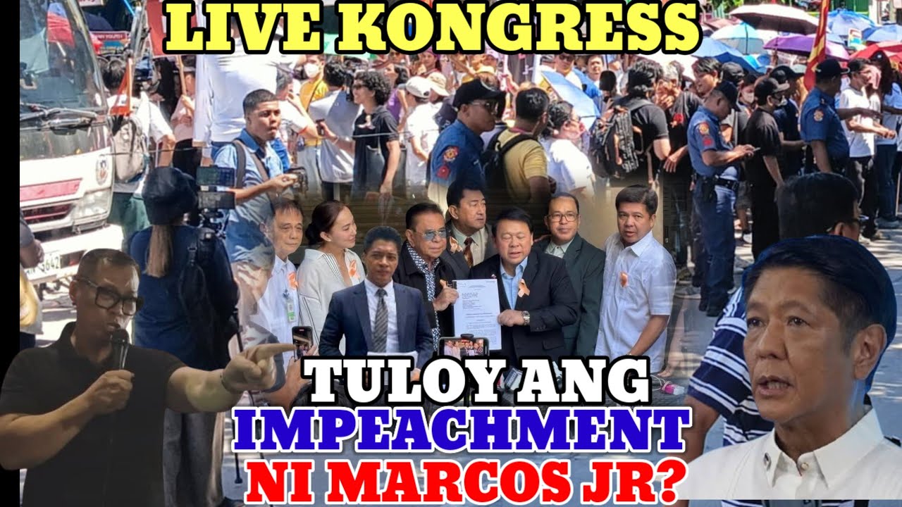 LIVE KONGRESS MAGKAALAMAN NA TULOY  PAGHAIN NG IMPEACHMENT LABAN KAY BBM CHAVIT AT MIKE DUMATING NA?