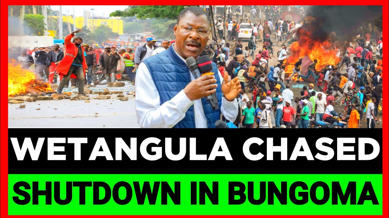 Kimeumana! CHAOS Erupt in Bungoma as Wetangula & UDA Leaders Chased Infront of Ruto