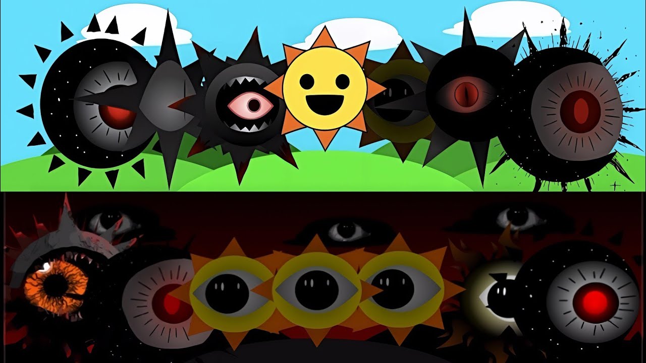 Sprunki But All mr sun's full Latest Horror Version Update 