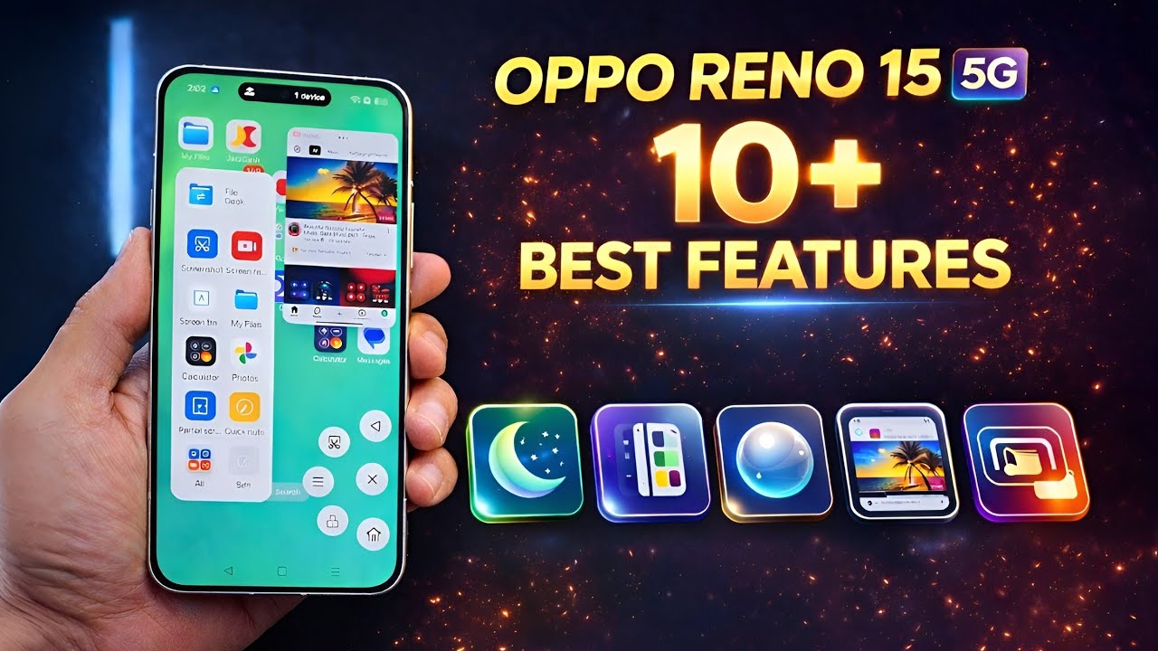 Oppo Reno 15, Pro, 15F 5G Top 10 Best Features | Tips & Tricks | 
