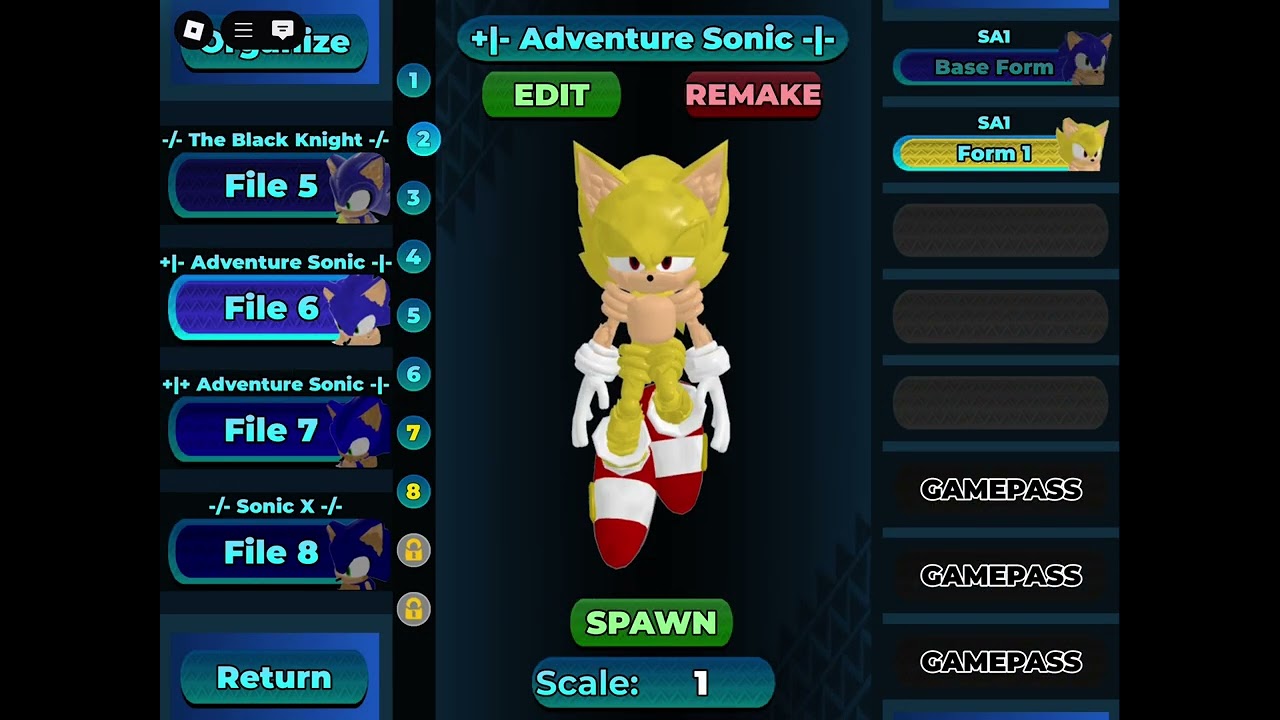Showing all my characters to you guys (Sonic Pulse Rp)