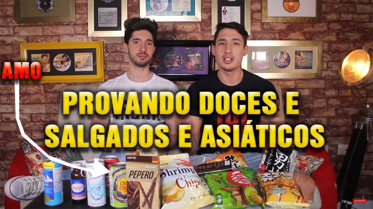 Provando Comidas Asi&aacute;ticas [Doces e Salgados Chineses, Coreanos e Japoneses]