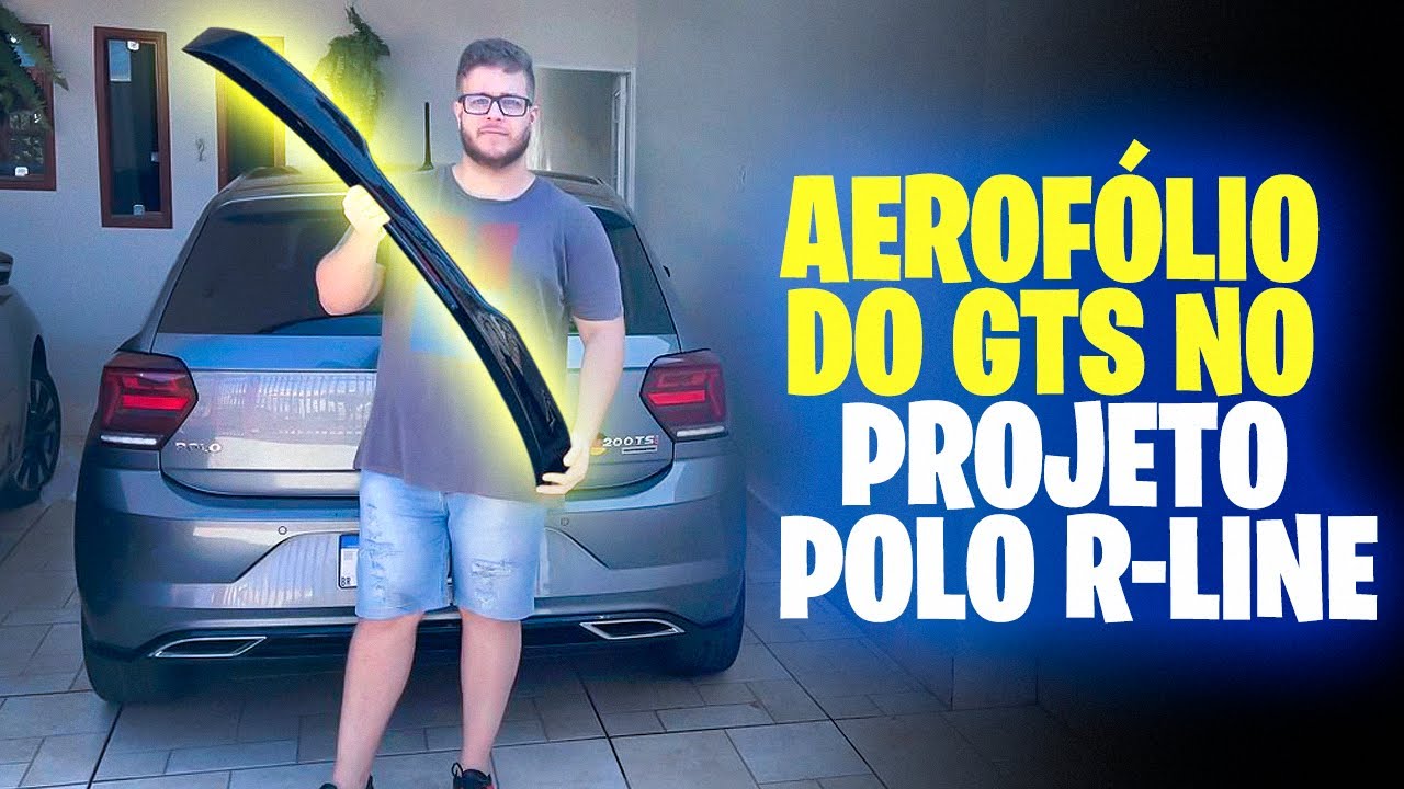 COLOQUEI O AEROFÓLIO NO PROJETO POLO R-LINE - PASSO A PASSO DE COMO INSTALAR! #CAR ANALYSIS