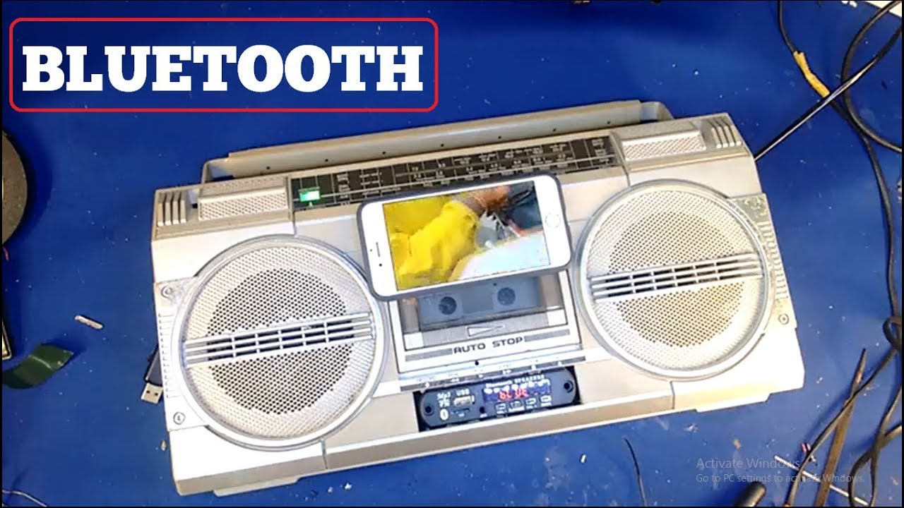 Làm loa Bluetooth bằng đầu cát xét của 35 năm trước - Yêu Sáng Tạo
