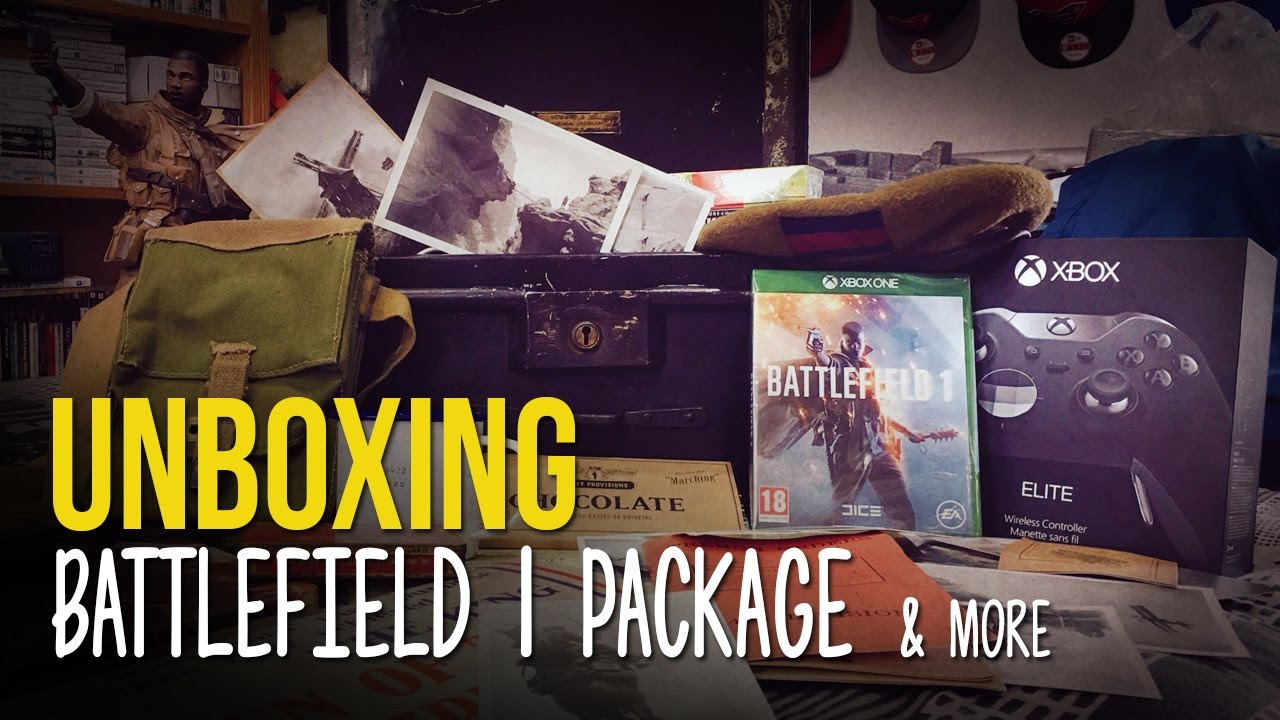 EPIC BATTLEFIELD 1 PACKAGE UNBOXING! (And some extra stuff too!)