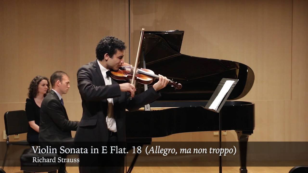 Ausar Amon - Strauss Violin Sonata, Movement 1.