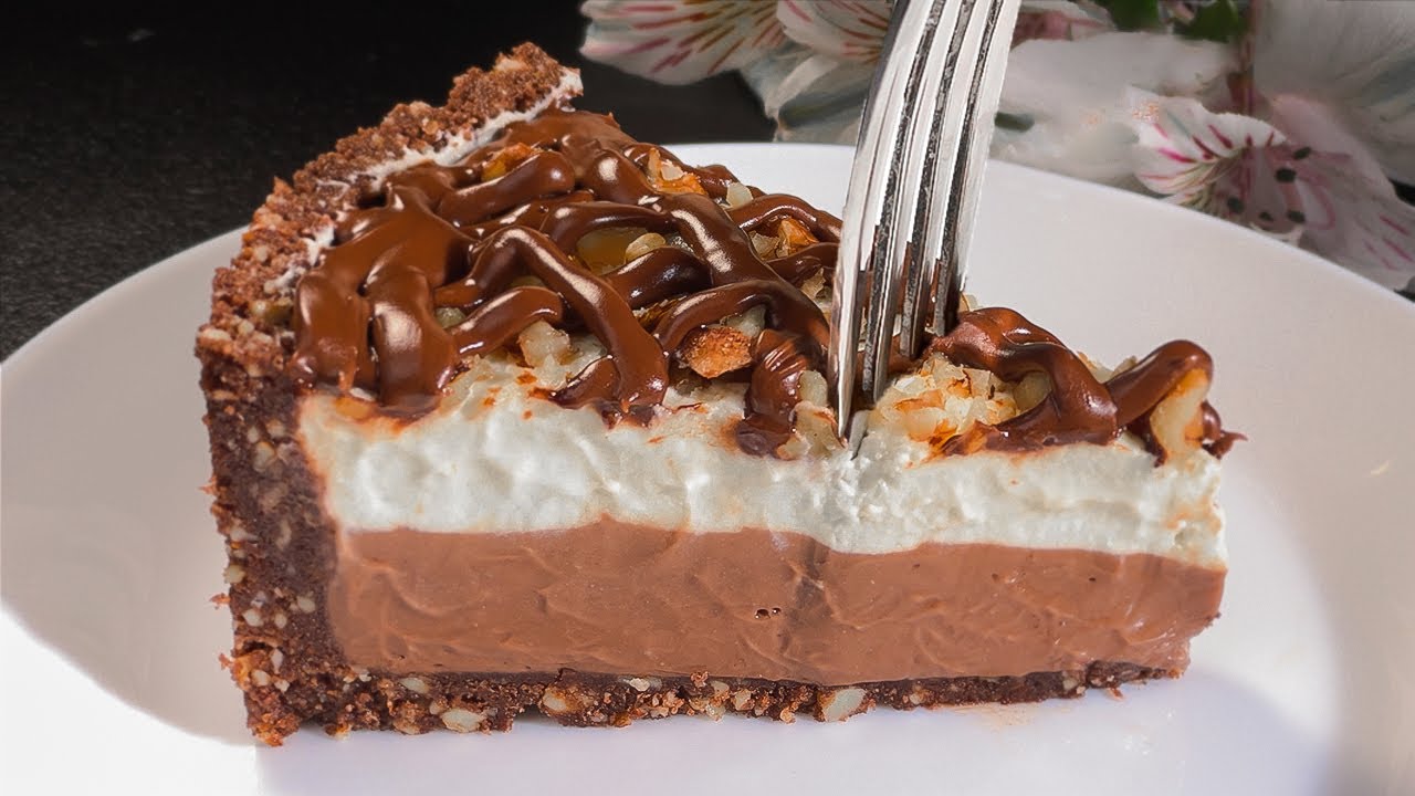 Без духовки, без муки, супер быстрый торт! Невероятно вкусный шоколадный десерт...