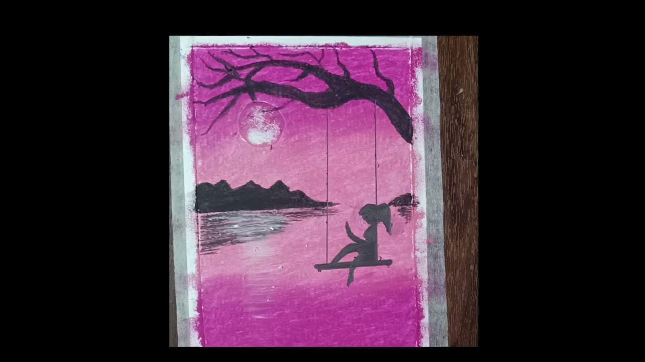 ⛵ Seascape Oil Pastel Drawing | Easy Oil Pastel painting 