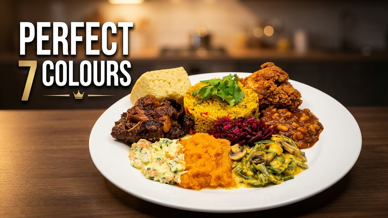 South African Sunday Lunch Vlog || 7 Colours Feast || Home Cooking with Soul 🇿🇦
