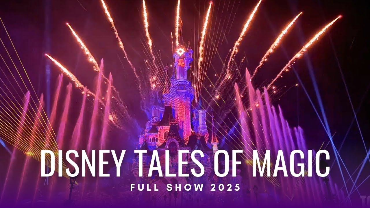 Disneyland Paris Tales of Magic Nighttime Spectacular | Front Row 4K Full Show