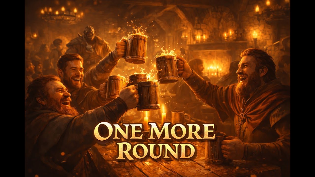 One More Round 🍺 | Medieval Tavern Song (Fantasy Folk for D&D)