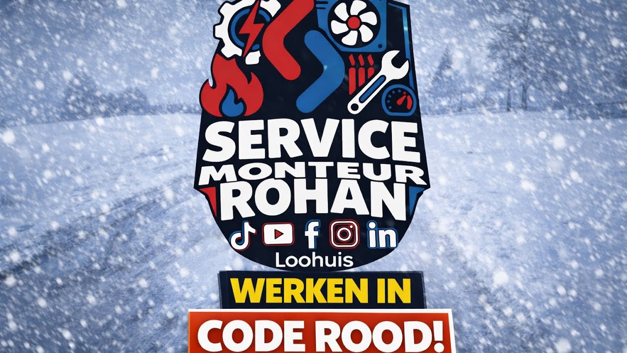 Werken met CODE ROOD! ☃️❄️🛑