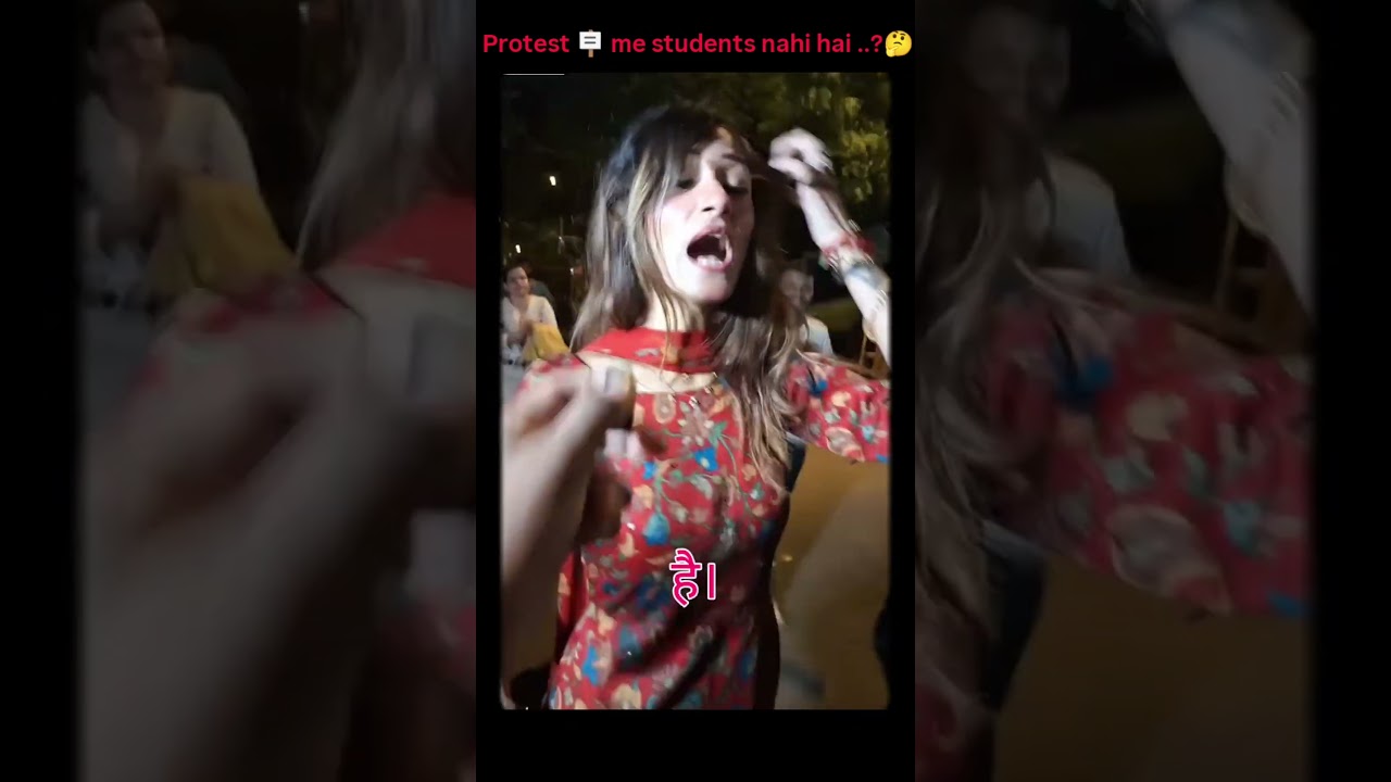 👉😱BJP supporter cjp Protest me!#shorts