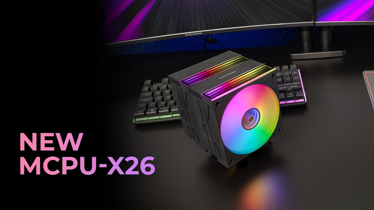 MCPU-X26: Disipador CPU Dual-Tower ARGB 350W TDP | Mars Gaming