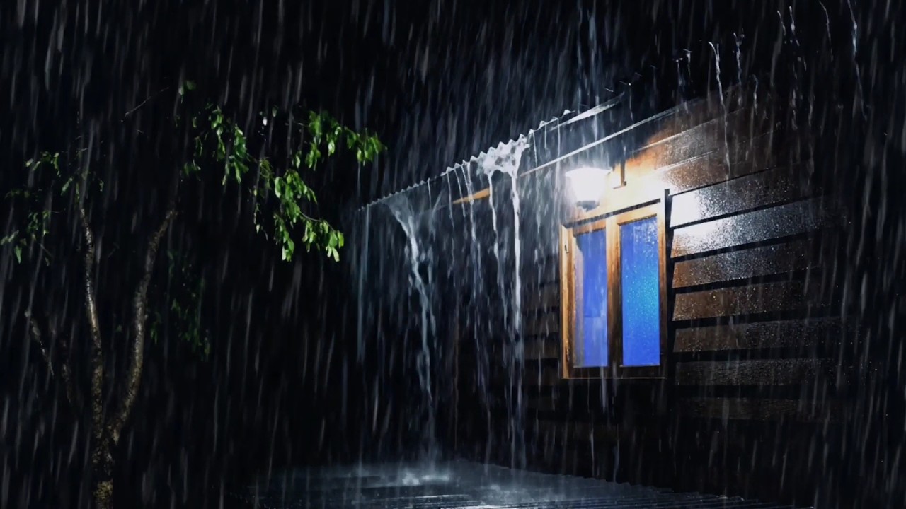Heavy Rain and Thunder at Night | Relaxing Sounds for Deep Sleep and Stress Relief ⛈️😴