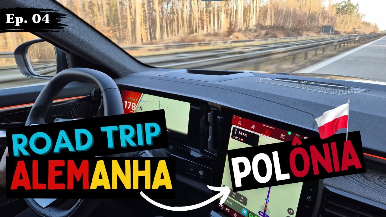 Road Trip - Alemanha até Gdansk, Polônia ❄️🇵🇱 com Bebê | Descobrindo Gdansk, Mar Báltico ❄️ - EP 04