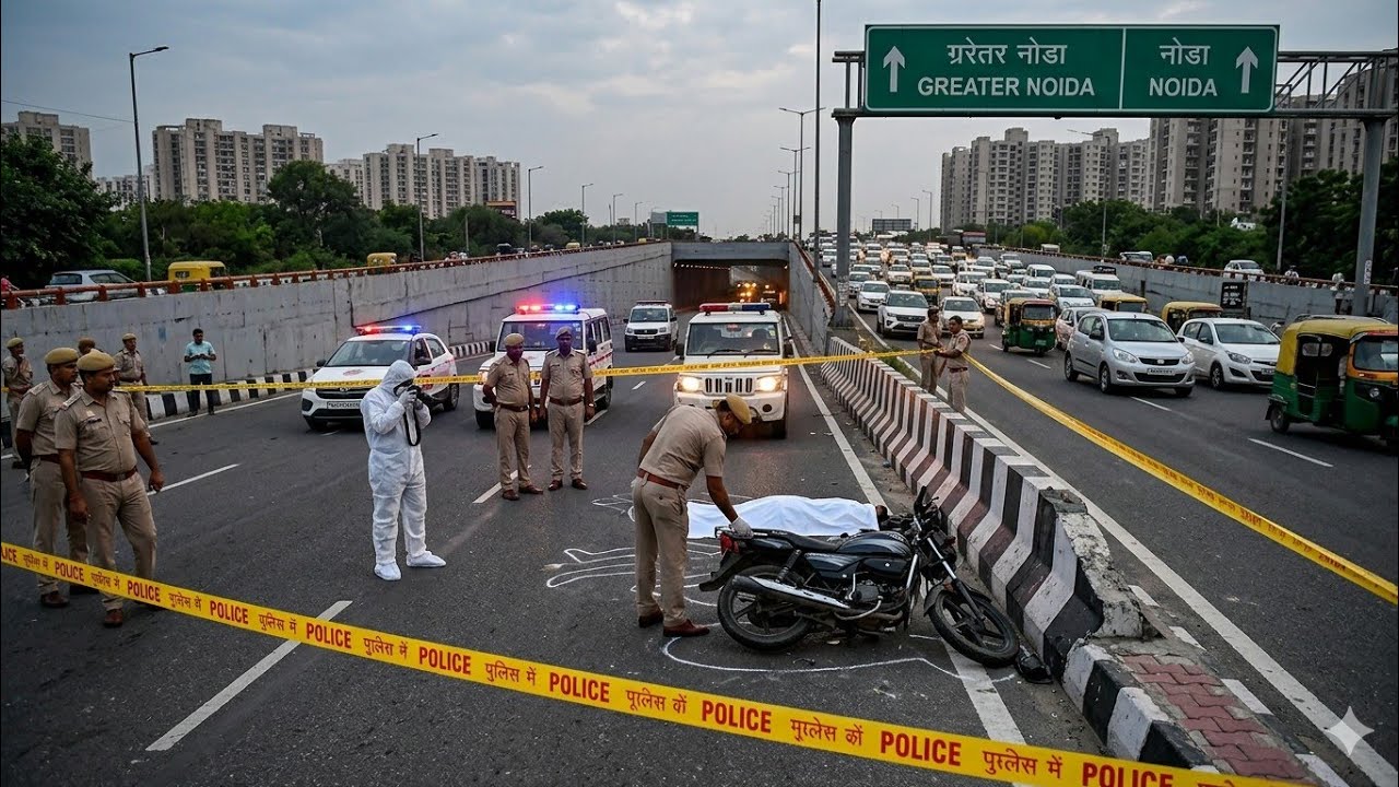 Greater Noida Commuter Shot Dead by Bike-Borne Assailants..
