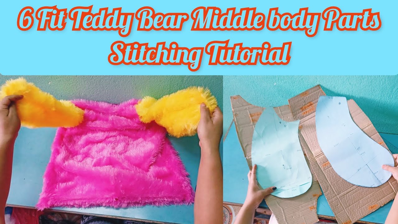 How To Make 6 Fit Teddy Bear Easily At Home Part 7/Felt & Fur Soft Toy Tutorial/Gift Idea/Room Charm