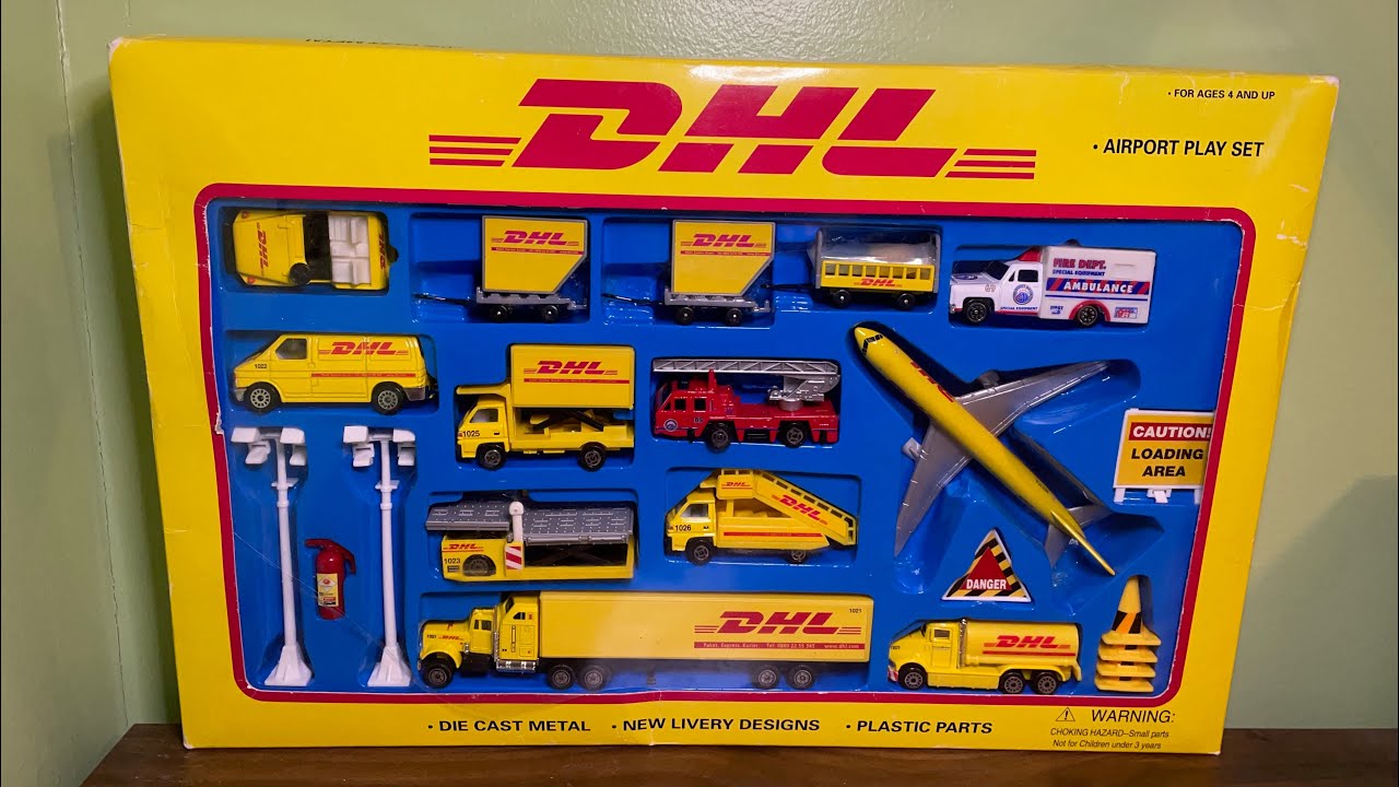 *КРАЙНЕ РЕДКИЙ* Обзор игрового набора Daron Realtoy DHL Airport