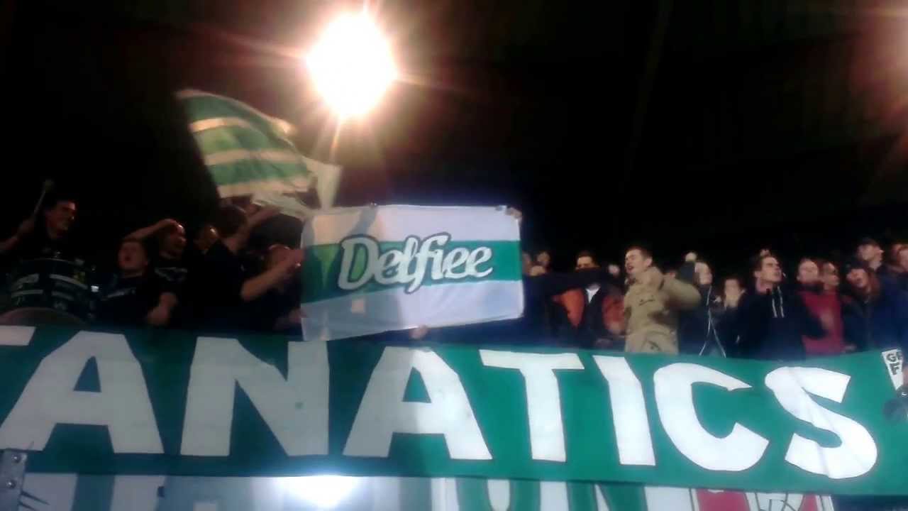 Hercacles-FCGroningen 9-11-2013 Sfeer uitvak