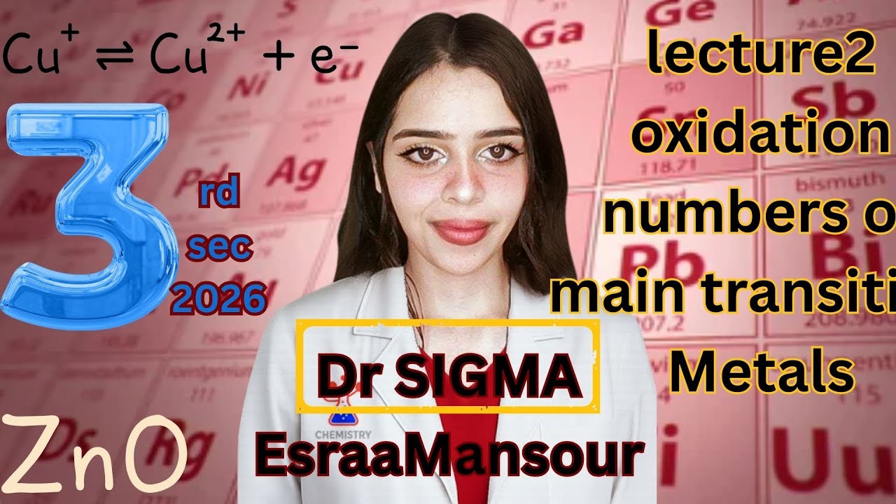 chemistry senior 3 lecture2 part1 (redox reactions /oxidation numbers )part1