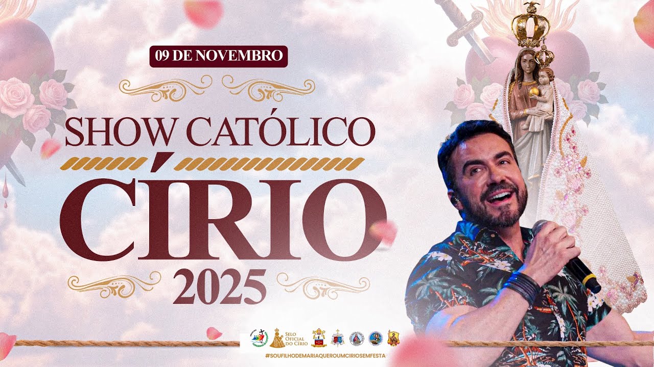 SHOW CATÓLICO CÍRIO DE NAZARÉ 2025 | PE. FÁBIO DE MELO [09/11/25] BRAGANÇA PA
