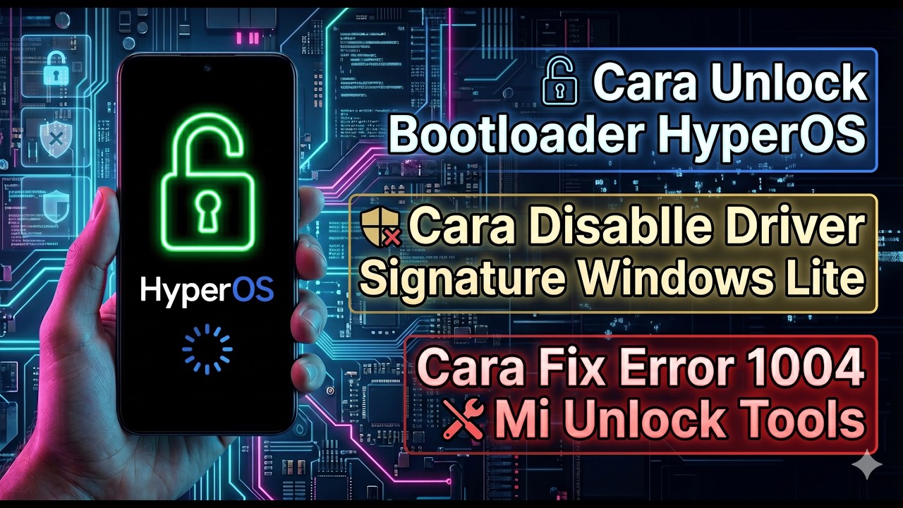 Cara Unlock Bootloader (UBL) Handphone Xiaomi Rom HyperOs