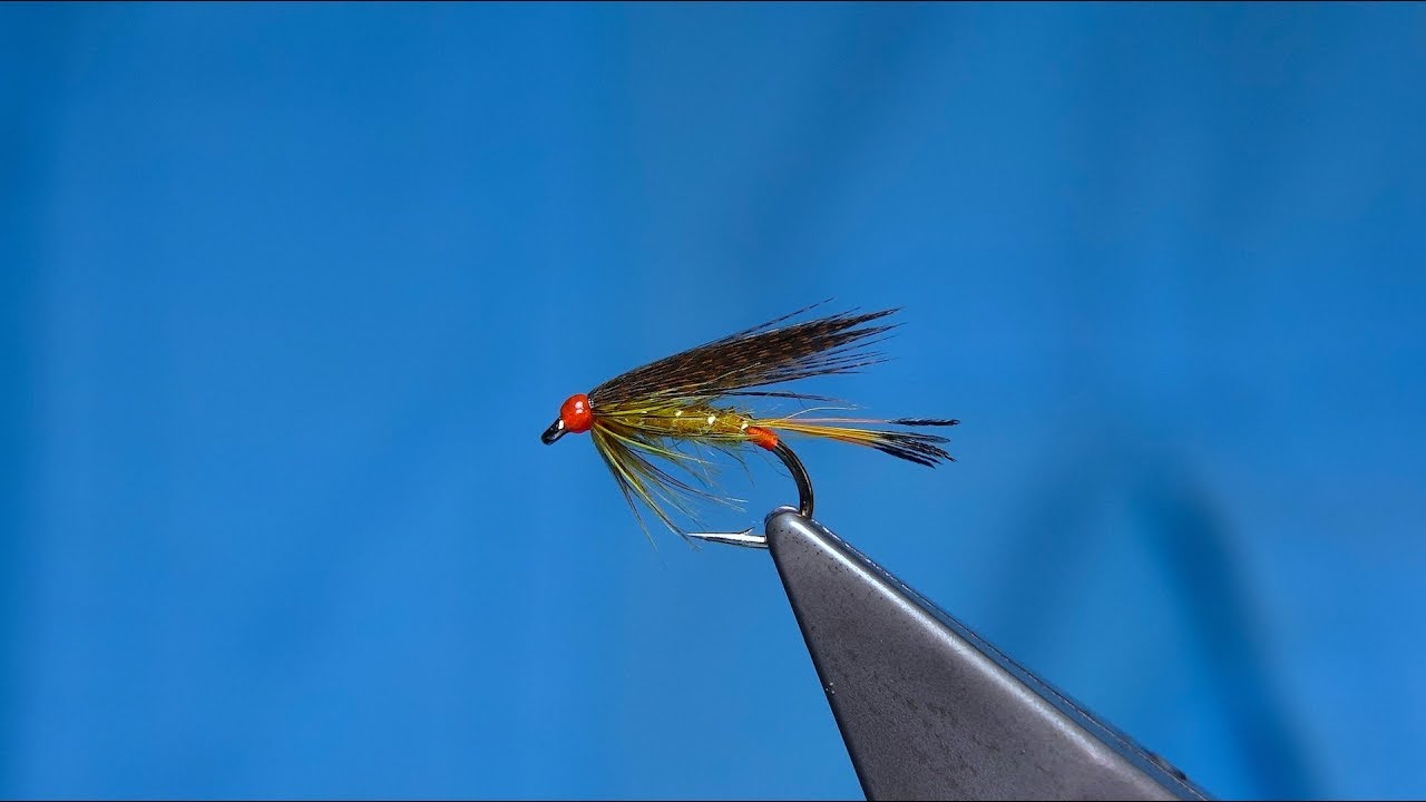 Tying a Golden Olive Wet Fly by Davie McPhail