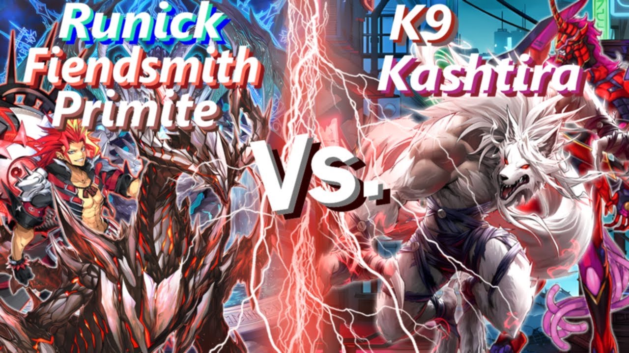 Runick Fiendsmith Primite vs K9 Kashtira. Oct 2025 TCG Banlist