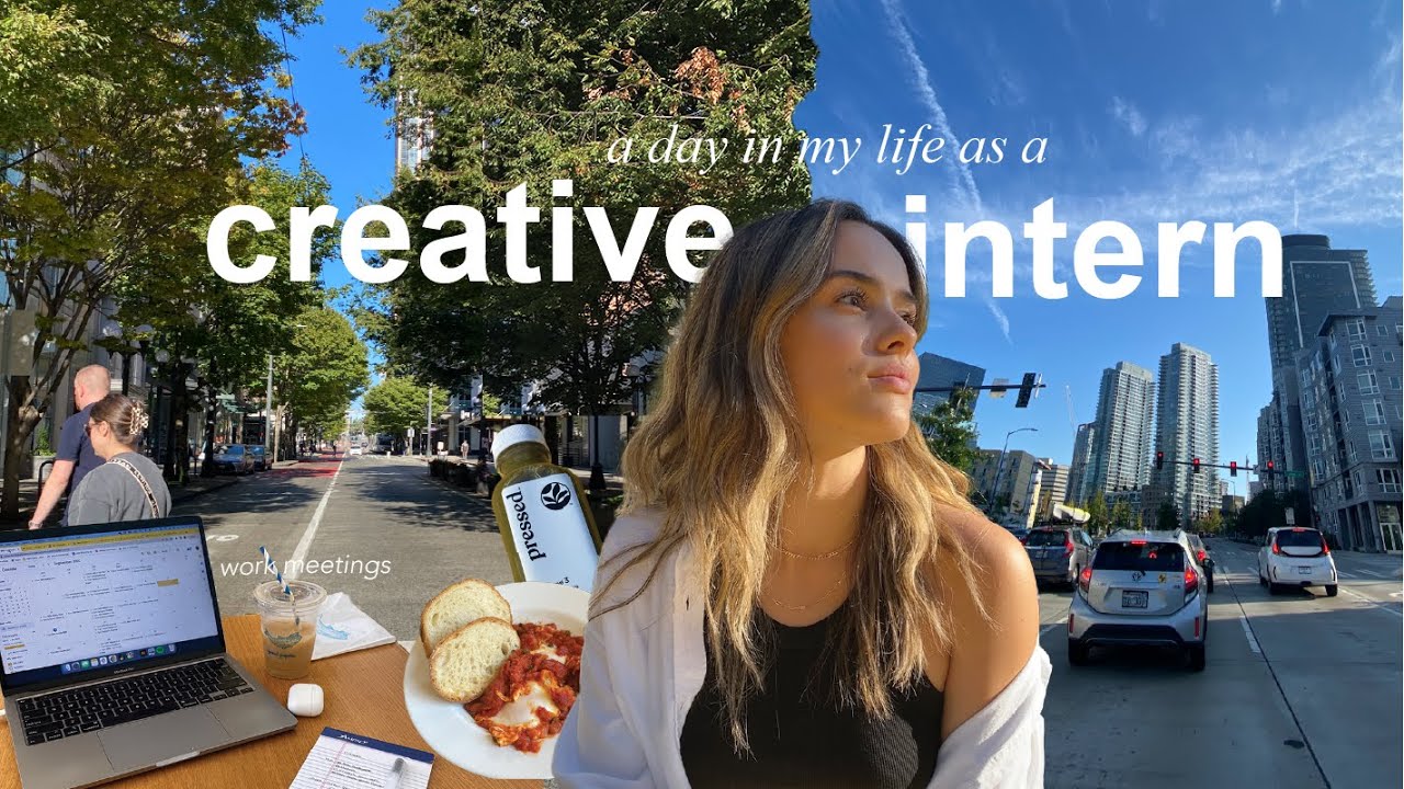 day in my life as a creative intern in seattle | meetings, coffee shops & errands