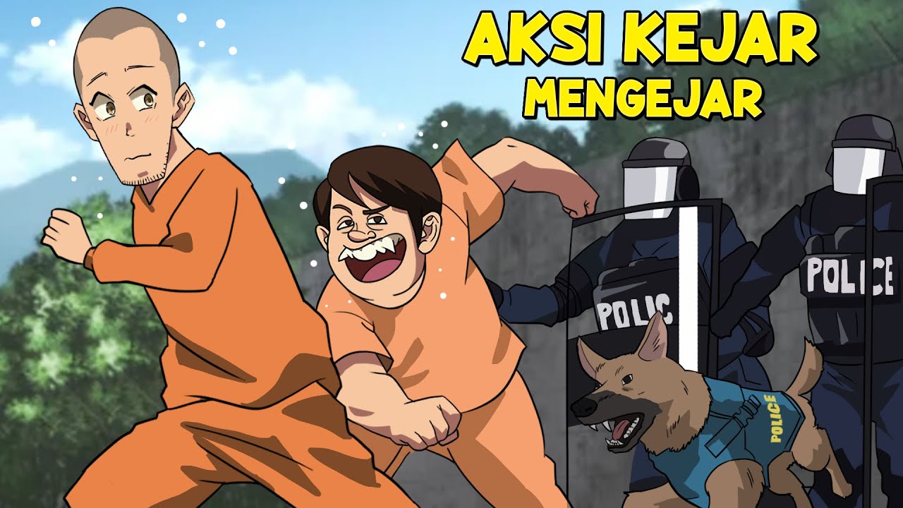 MELEPASKAN DIRI DARI PENJARA! PRISON BREAK YG SEBENAR! DIKEJAR ANJING POLIS! A WAY OUT PART 2!