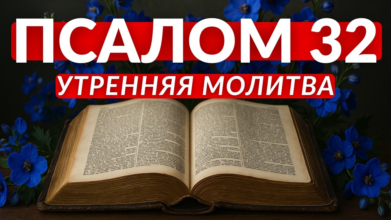 ПСАЛОМ 32 | Ты не одинок: Oкo Господне над тобой | Утренняя молитва