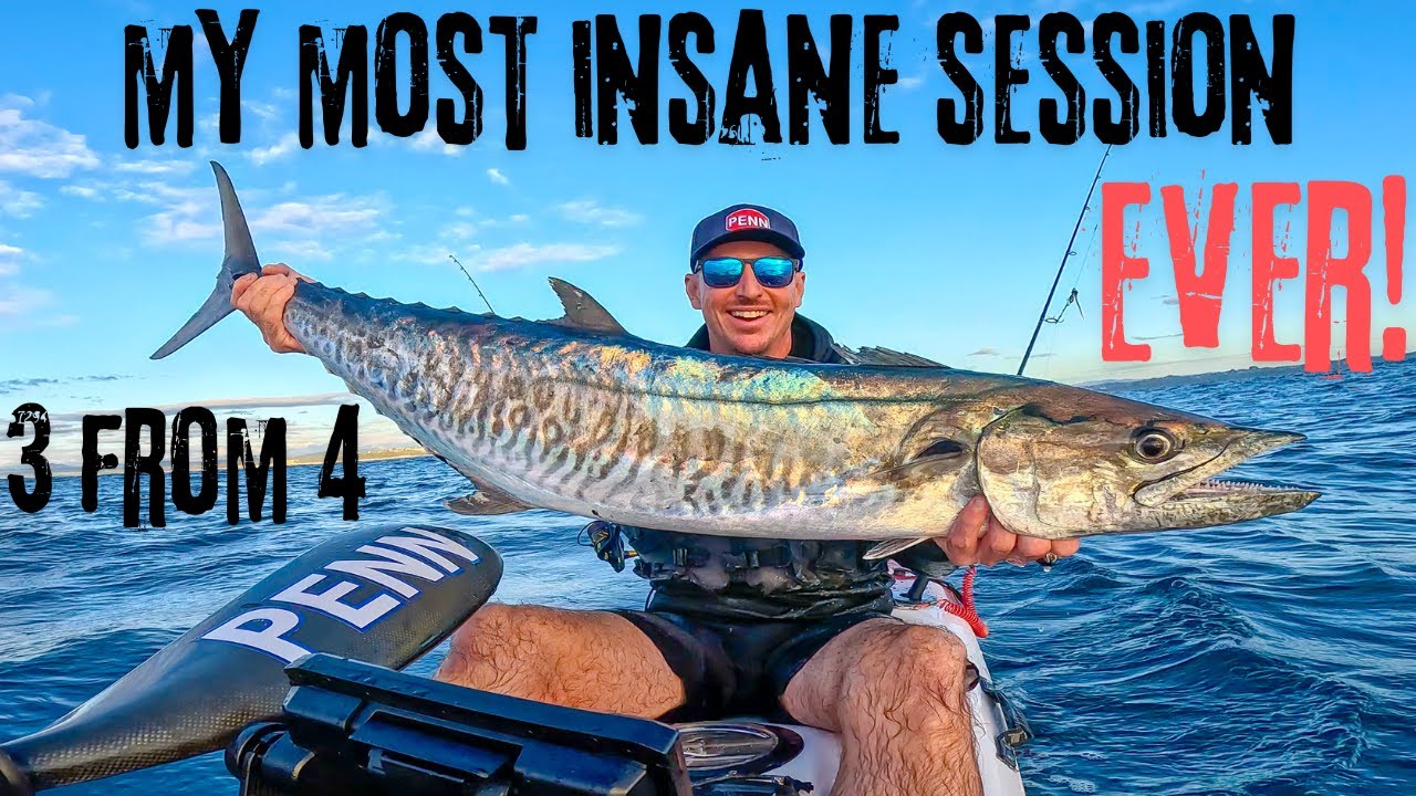 ACTION PACKED!!! This was INSANE!! Offshore Kayak Fishing, Kingscliff!
