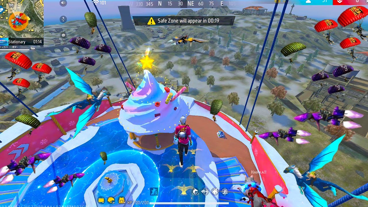 WINTERLAND😯99% Headshot🎯30 Kill⚡| Solo Vs Squad Full Gameplay | intel i5 🖥 Freefire
