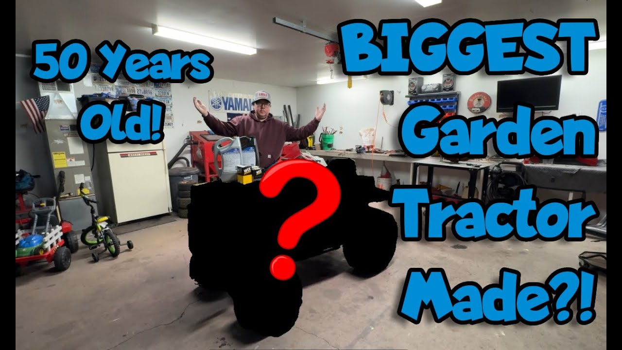 Getting this BIG garden tractor back to work!