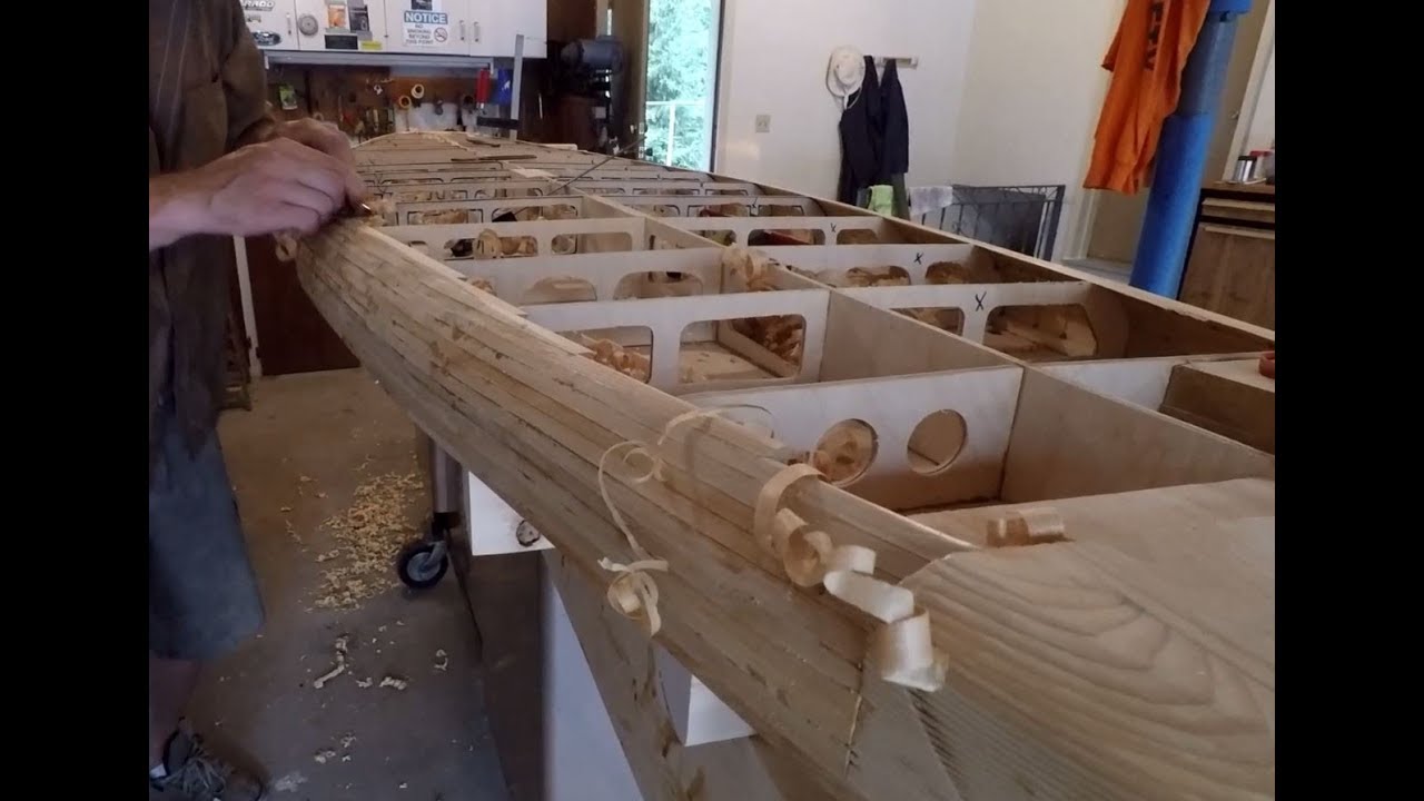 Building a Wooden Paddle Board - Part 6: Leash Plug Blocks and Deck Glueing