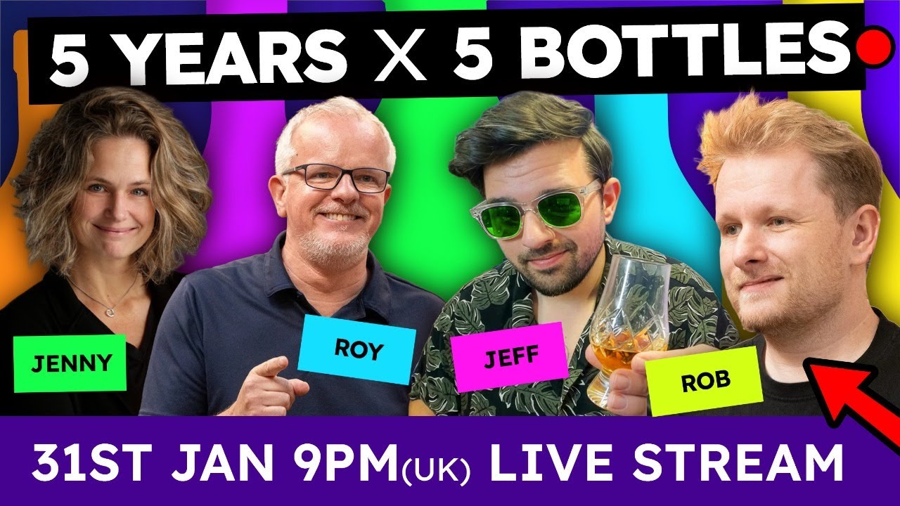 LIVE: 5 Bottles Challenge with Jenny, Roy & Rob | 5 Years